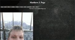 Desktop Screenshot of matthewjpage.com